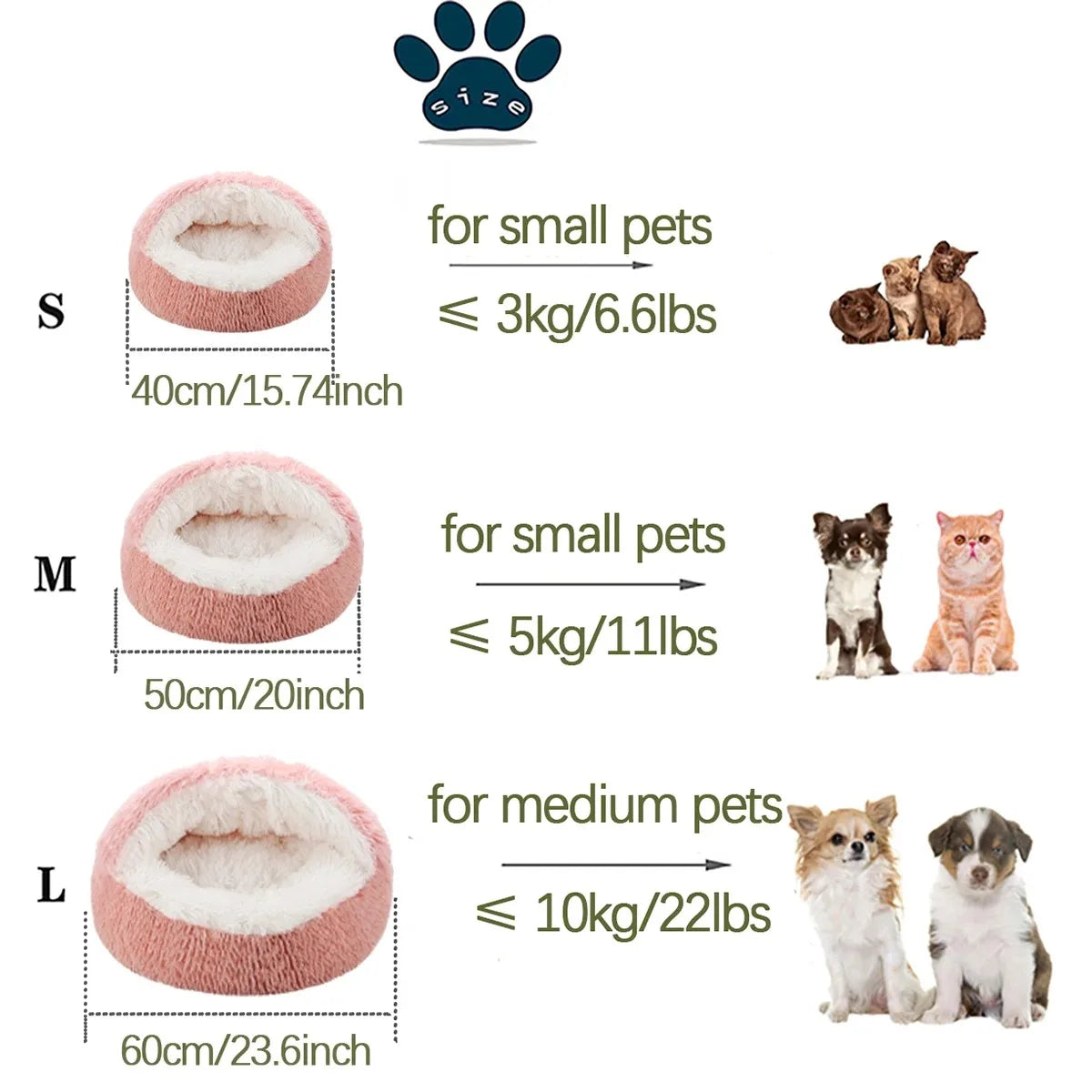 CozyCove™ | Ultra-Soft Plush Pet Bed